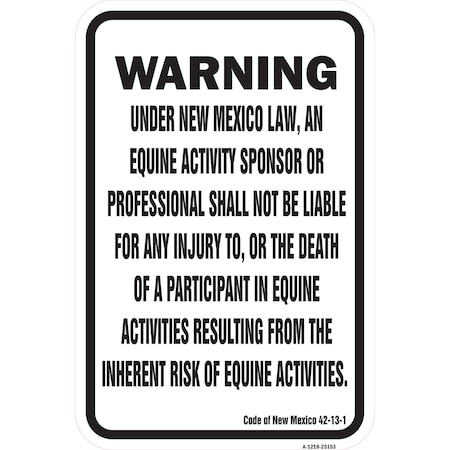 Signmission Safety Sign, 12 in Height, Aluminum, 18 in Length, 25153 A-1218-25153